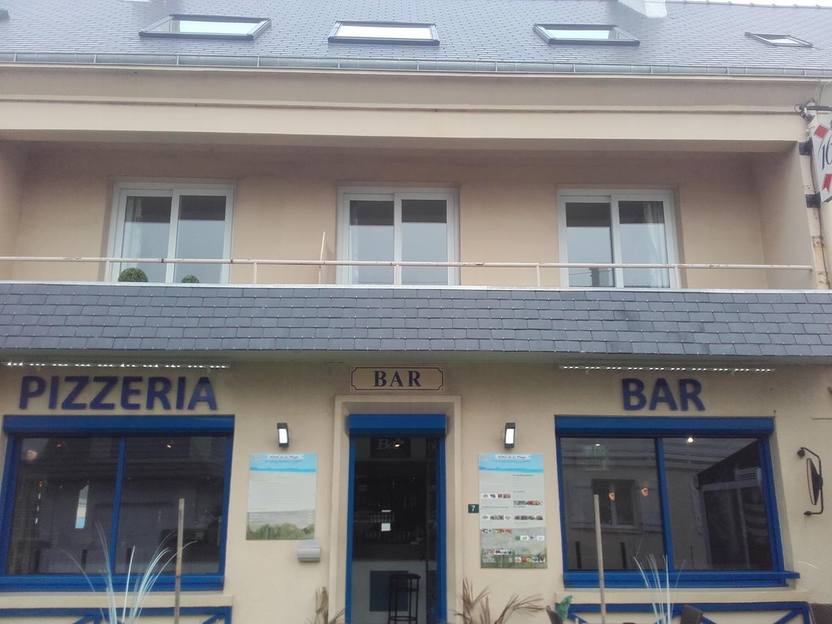 Hotel De La Plage Quinéville Exterior foto